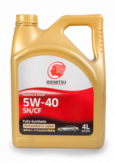 Моторное масло IDEMITSU SN/CF 5W-40 F-S 4 л